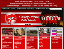 Tablet Screenshot of kinsleypublicschools.org